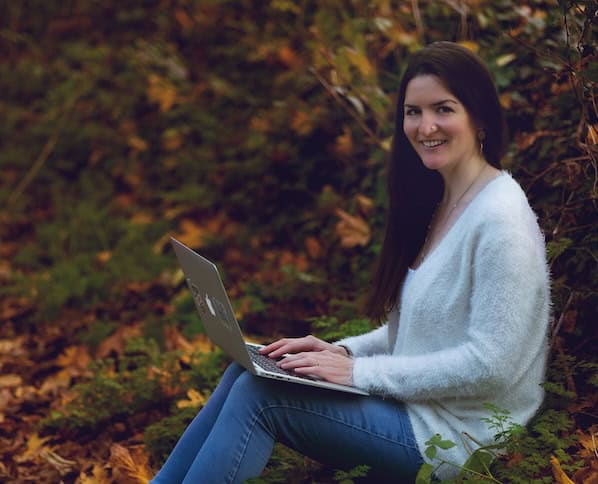 Ellie with Laptop
